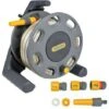 Hozelock Compact Reel & 25m Multi Purpose Garden Hose & Nozzle Connectors 2412
