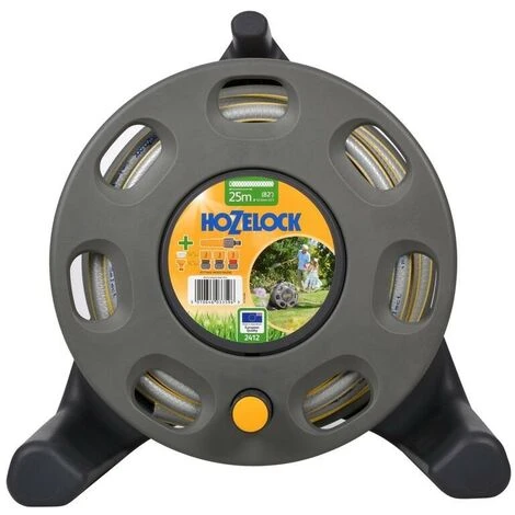 Hozelock Compact Reel & 25m Multi Purpose Garden Hose & Nozzle Connectors 2412 3 Hozelock Compact Reel & 25m Multi Purpose Garden Hose & Nozzle Connectors 2412 - Image 3