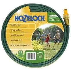 Hozelock 2 In 1 Sprinkler Soaker Pourous Garden Watering Flat Hose 7.5M 6755