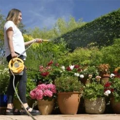 Hozelock 2427 10m Micro Reel Garden Hose Pipe & Spray Nozzle Watering Camping -GardenWater Pro Sales 29347723 4