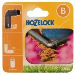 Hozelock 2766 90� Elbow Connector 13mm (Pack 5) - HOZ27660005