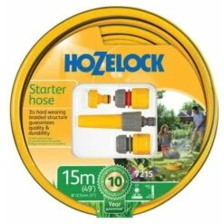 Hozelock Starter Hose Starter Set 15m 12.5mm (1/2in) Diameter
