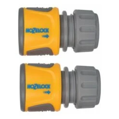 Hozelock 2070 Soft Touch Hose End Connector Pack Of 2