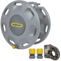 Hozelock 60m Wall Mounted Hose Reel & Hose Guide 2390