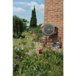 Hozelock Auto Reel Retractable Hose Wall Mounted Auto Rewind 40 Meters 2595 -GardenWater Pro Sales 86764538 3
