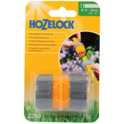 Hozelock 2200P9000 2200 Hose Repair Connector 19mm (3/4in) HOZ2200 -GardenWater Pro Sales 92698972 3