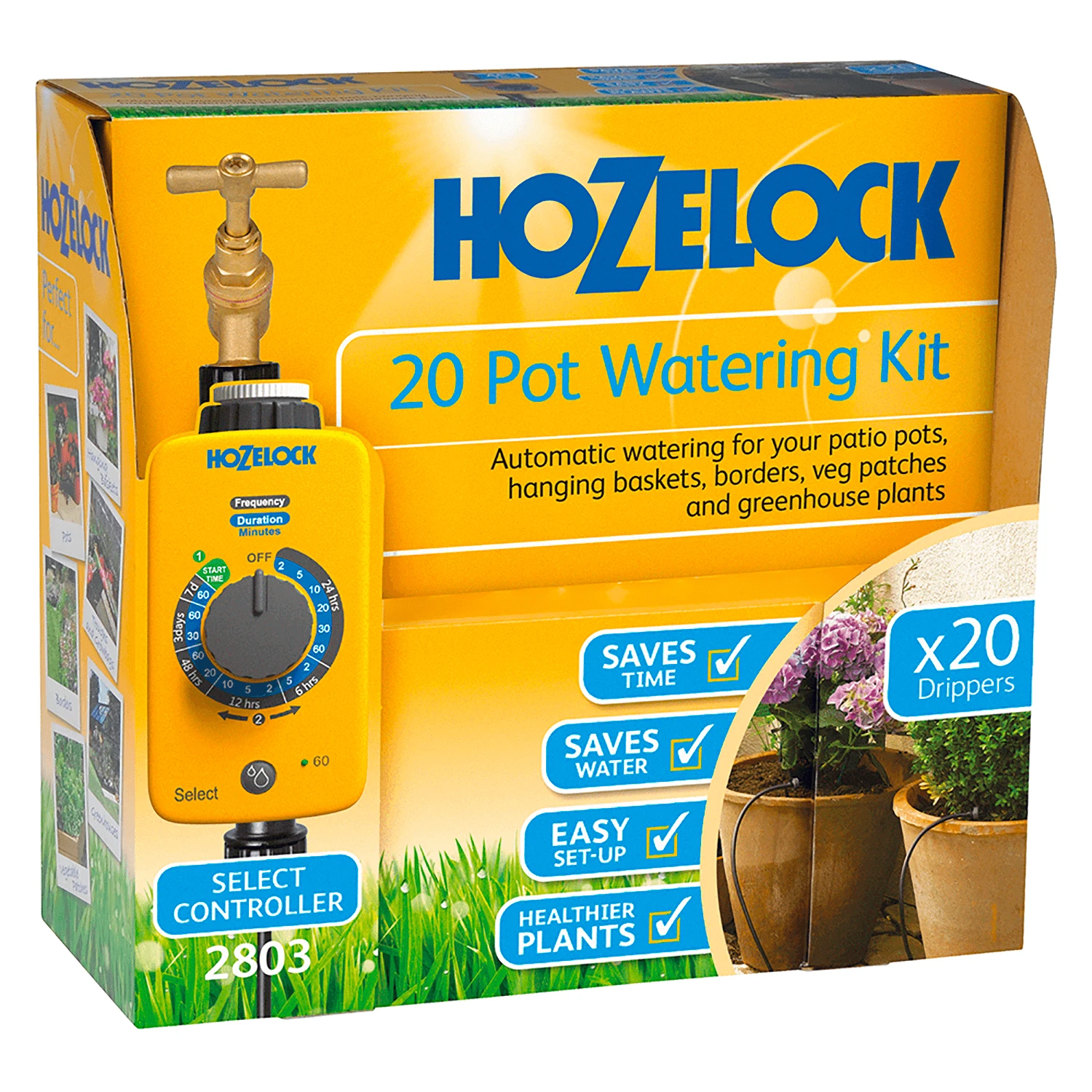 Hozelock 20 Pot Automatic Watering Kit With Select Timer 1 Hozelock 20 Pot Automatic Watering Kit With Select Timer