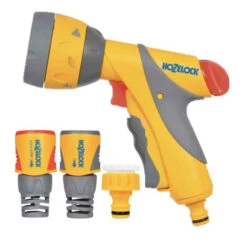 Hozelock 2351 Multi Spray Plus Gun And Fittings 2351P9016