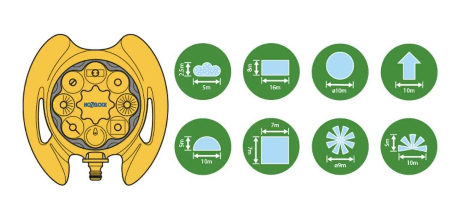 Hozelock 2515 Multi Sprinkler 79 Sq M 2 Hozelock 2515 Multi Sprinkler 79 Sq M - Image 2